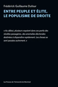 Entre peuple et élite, le populisme de droite
