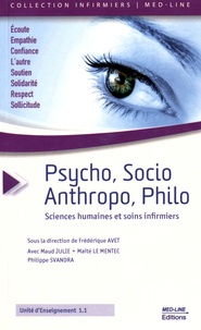 Frédérique Avet - Psycho, socio, anthropo, philo... - Sciences humaines et soins infirmiers.