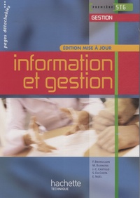 Frédérique Brossillon et Martine Burnens - Information et gestion Première STG Gestion.