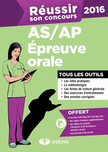 AS/AP. Epreuve orale, version numérique offerte  Edition 2016
