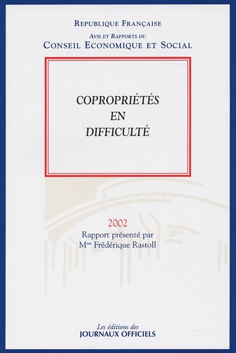Frédérique Rastoll et  Collectif - Coproprietes En Difficulte.