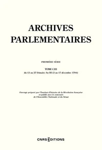 Archives parlementaires de 1787 à 1860