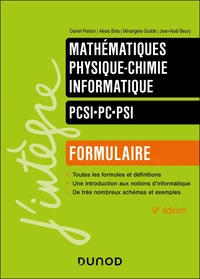 Mathématiques, Physique-chimie, Informatique PCSI-PC-PSI