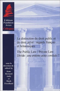 La distinction du droit public et du droit privé : regards français et britanniques