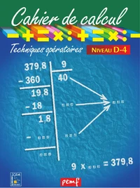 Cahier de calcul cycle 3 niveau 3d