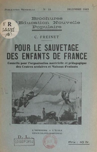 Pour le sauvetage des enfants de France