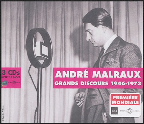  INA - André Malraux - Grands discours 1946-1973. 3 CD audio