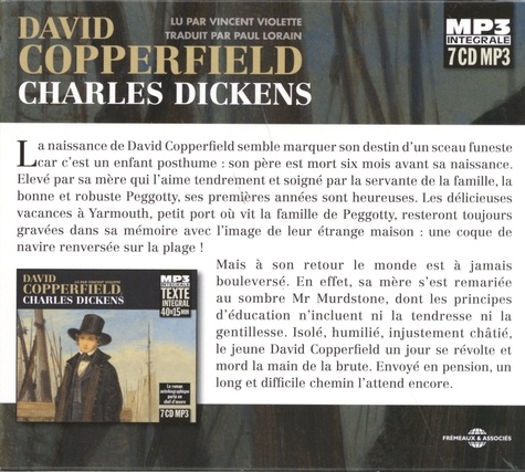 David Copperfield  avec 7 CD audio MP3