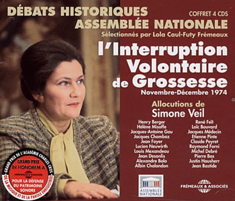 L'Interruption Volontaire de Grossesse (Novembre-Décembre 1974)  avec 4 CD audio