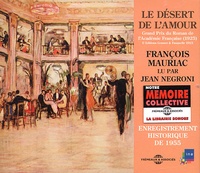 François Mauriac - Le désert de l'amour. 3 CD audio