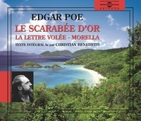 Edgar Allan Poe - Le scarabée d'or ; La lettre volée , Morella - 2 CD audio.