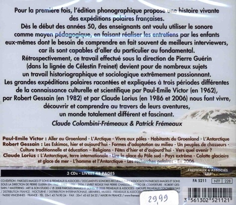 Les expéditions polaires françaises  avec 3 CD audio