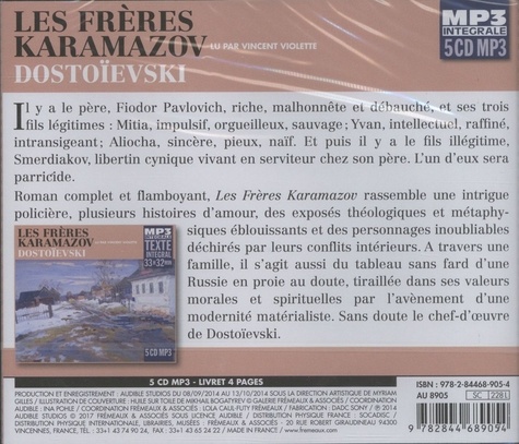 Les frères Karamazov de Fédor Dostoïevski - Livre - Decitre