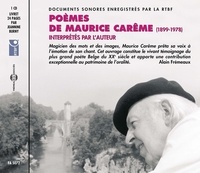 Maurice Carême - Poèmes de Maurice Carême (1899-1978). 1 CD audio