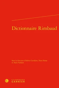Dictionnaire Rimbaud