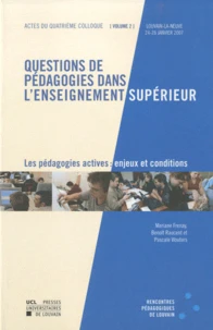 Questions de pédagogies dans l'enseignement supérieur