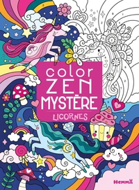 Color Zen mystère Licornes