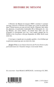 Histoire du Mitanni