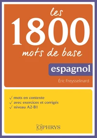 Les 1800 mots de base espagnol