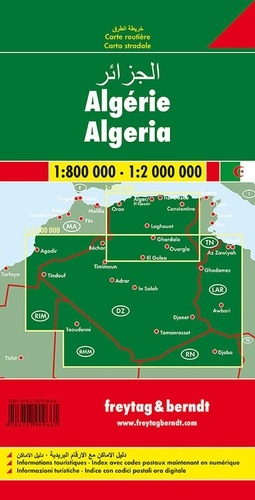 Algérie. 1/800 000 - 1/2 000 000