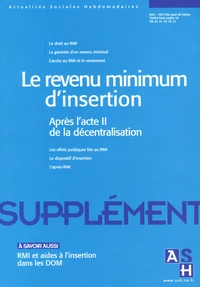 Le revenu minimum d'insertion