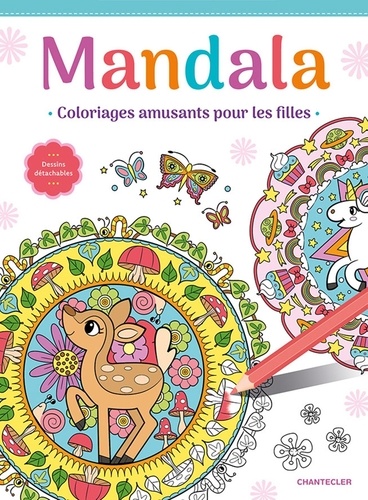 Mandala. Coloriages amusants pour les filles