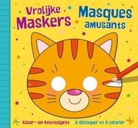Frieda Van Raevels - Masques amusants - A colorier et à découper.