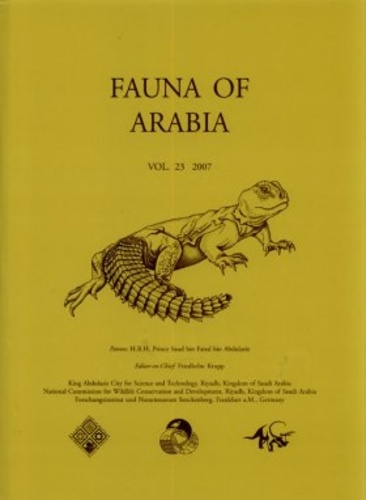 Friedhelm Krupp - Fauna of Arabia - Volume 23, 2007.