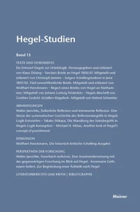 Hegel-Studien Band 13