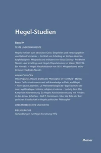 Hegel-Studien Band 9