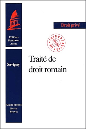 Friedrich Carl von Savigny - Traite De Droit Romain. Tome 8.