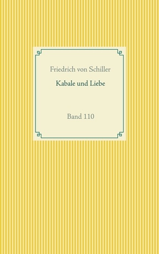 Kabale und Liebe. Band 110
