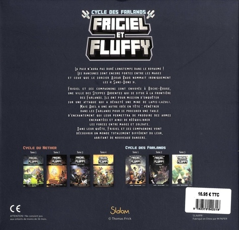 Frigiel et Fluffy : Cycle des Farlands Tome 1 Les trois clans. Coffret avec une figurine de Frigiel