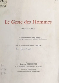 Le geste des hommes