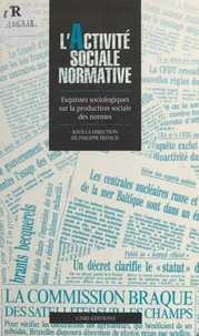 L'activité sociale normative