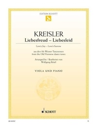 Fritz Kreisler - Liebesfreud - Liebesleid - from the Old Viennese dance tunes. viola and piano..