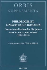 Philologie et linguistique romanes