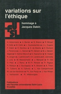  FU Saint-Louis - Variations sur l'éthique - Hommage à Jacques Dabin.