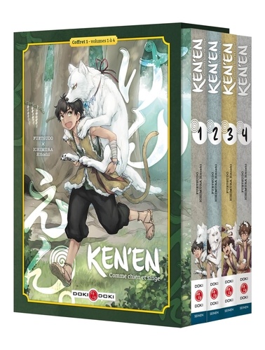 Ken'en - Comme chien et singe  Coffret 1 en 4 volumes : Tomes 1 à 4. Avec 1 illustration collector