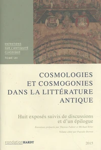 Cosmologies et cosmogonies dans la littérature antique