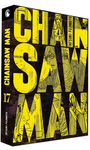 Chainsaw Man Tome 17 . Coffret avec 1 set de 6 badges et 3 ex-libris, Edition limitée
