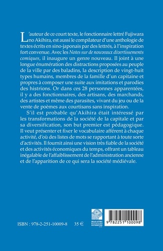 Notes sur de nouveaux divertissements comiques. Edition bilingue français-chinois