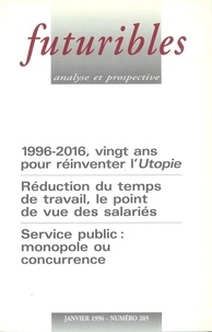 Jean-Yves Boulin et Gilbert Cette - Futuribles N° 205 Janvier 1996 : .