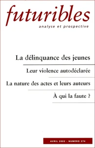 Futuribles N° 274 Avril 2002 : La délinquance des jeunes