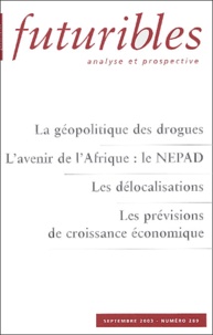 Alain Labrousse et Moisés Naim - Futuribles N° 289 Septembre 200 : .