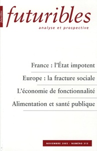 Hugues de Jouvenel et Dominique Bourg - Futuribles N° 313, Novembre 200 : .