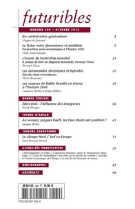 Futuribles n°389 octobre 2012