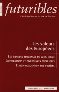 Hugues de Jouvenel - Futuribles N° 395, Juillet-août : Les valeurs des Européens.