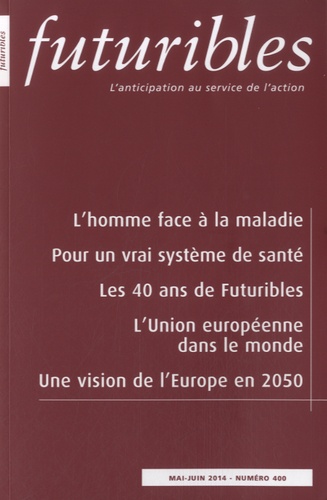 Hugues de Jouvenel - Futuribles N° 400, mai-juin 2014 : .