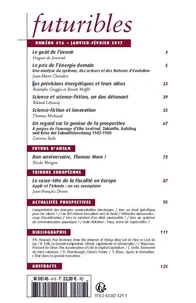 Les prévisions énergetiques